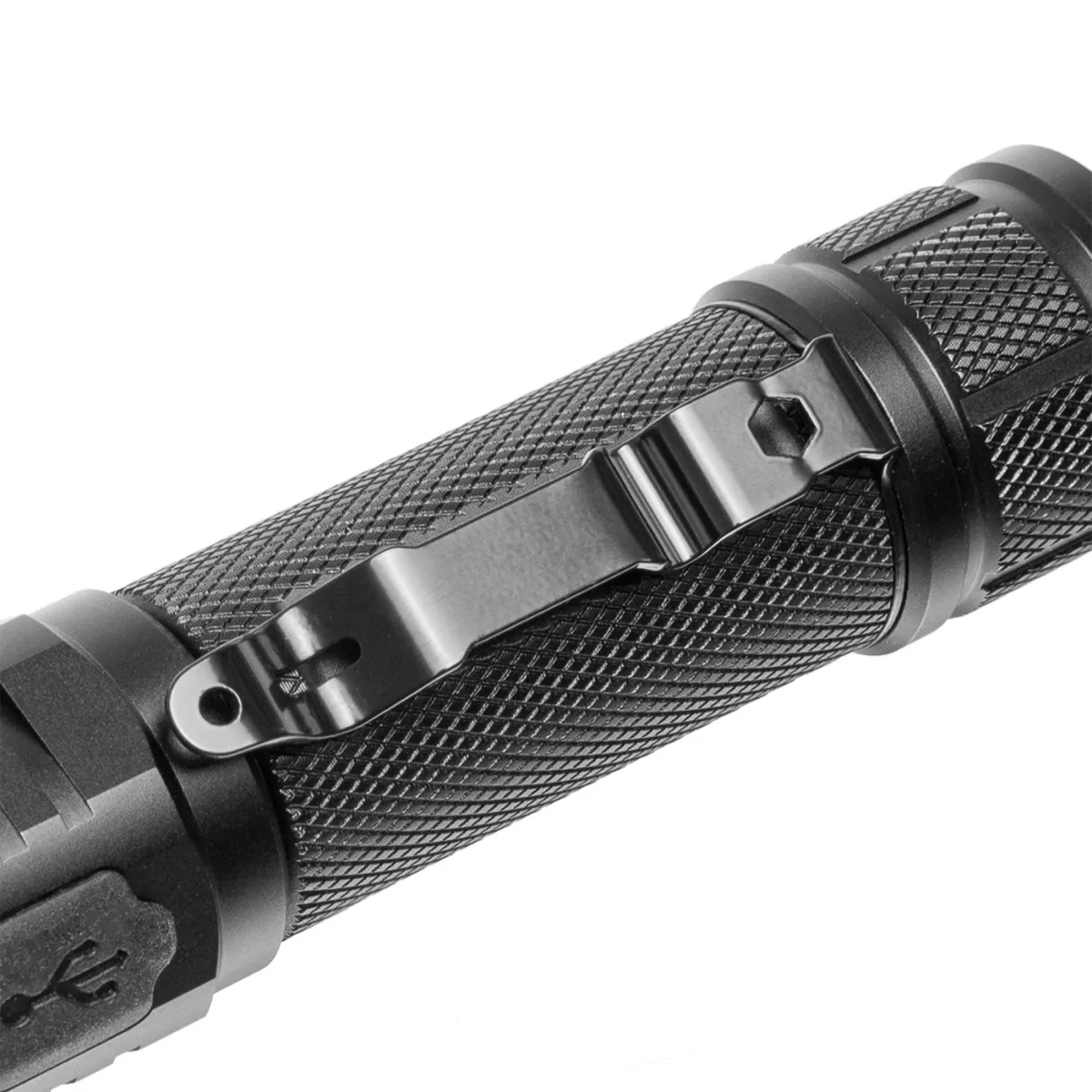 Тактический фонарь Mactronic алюминиевый 142х34х28 мм черный 1100 Лм USB Type-C