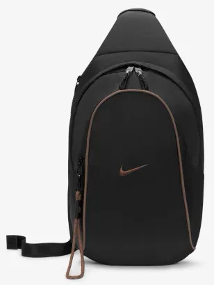 Сумка через плече NIKE нейлон 12,5х21х4 см чорна унісекс