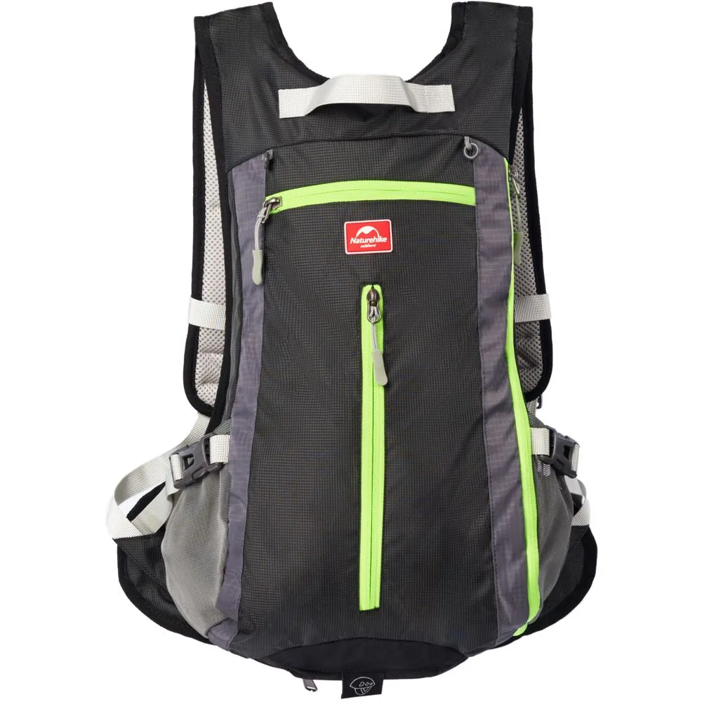 Рюкзак велосипедний Naturehike нейлоновий 20х47 см 15 л чорний