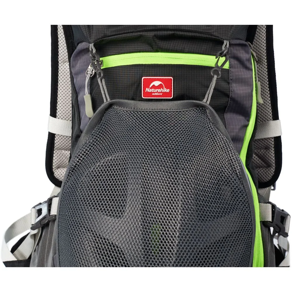 Рюкзак велосипедний Naturehike нейлоновий 20х47 см 15 л чорний