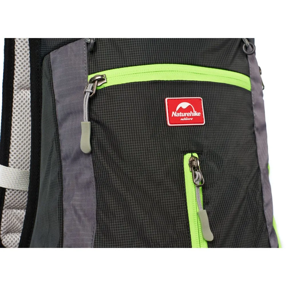 Рюкзак велосипедний Naturehike нейлоновий 20х47 см 15 л чорний