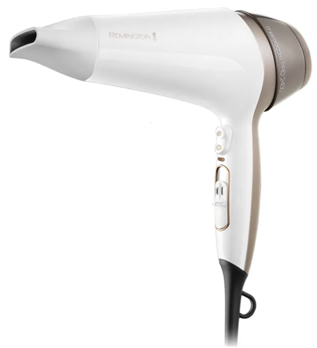 Фен Remington 2400 Вт белый бронзовый с диффузором и концентраторами