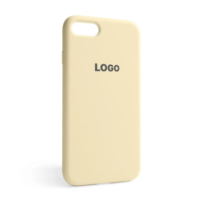 Чохол Silicone Case для Apple iPhone 7 силіконовий  молочний