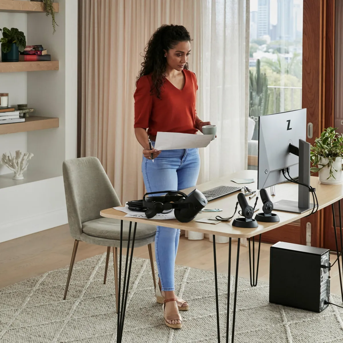 Комп'ютер персональний HP Elite 800-G9 TWR, Intel i7-14700, 32GB, F1TB, NVD 5060-8, кл+м, 3р, Win11P