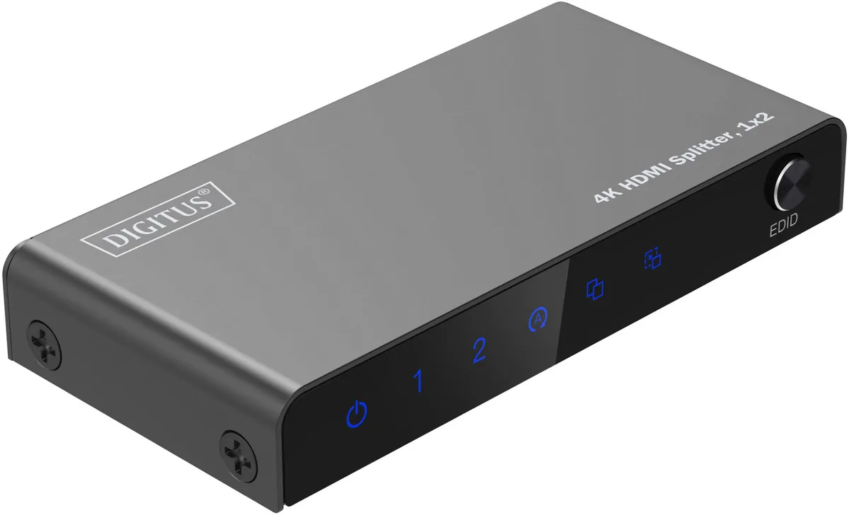 Відеосплітер Digitus HDMI 4K 60 Гц INx1 OUTx2