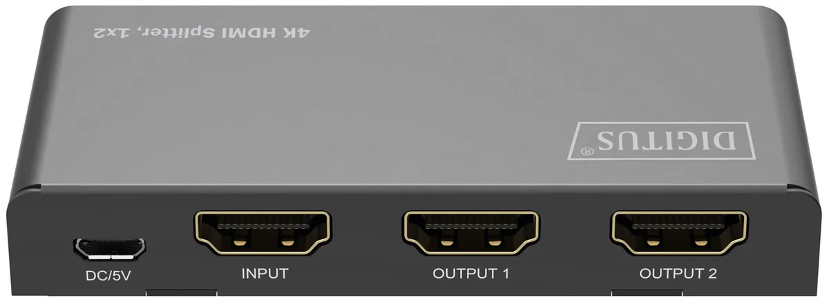 Відеосплітер Digitus HDMI 4K 60 Гц INx1 OUTx2
