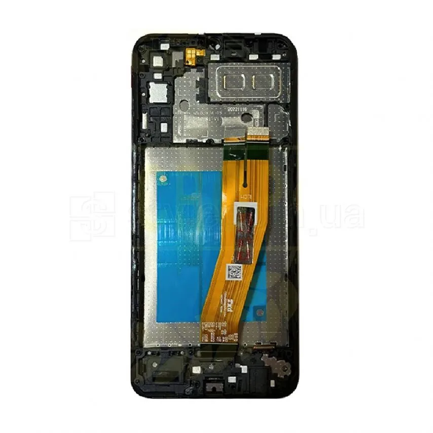 Дисплей IPS 6,5 дюймів для Samsung Galaxy A04e/A042 чорний з тачскріном і рамкою High Quality