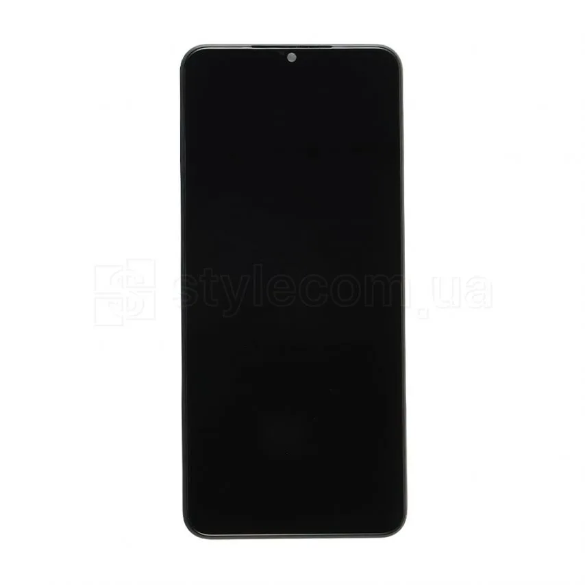 Дисплей IPS 6,5 дюймов для Samsung Galaxy A04e/A042 черный с тачскрином и рамкой High Quality.
