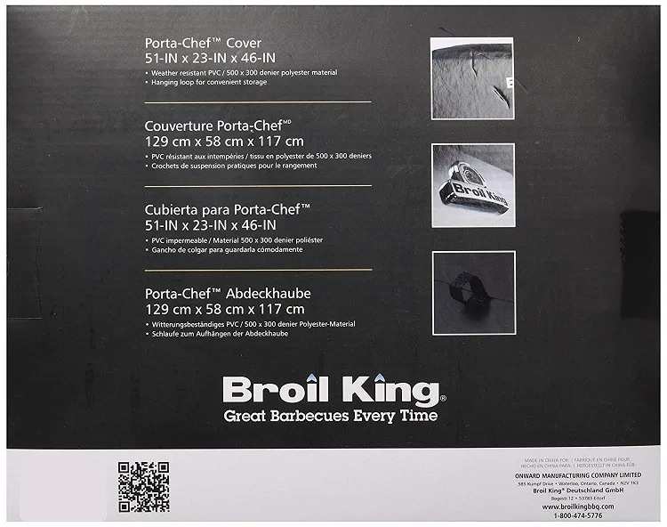 Чехол для гриля Broil King износостойкий черный 76 2х48 3х91 4 см