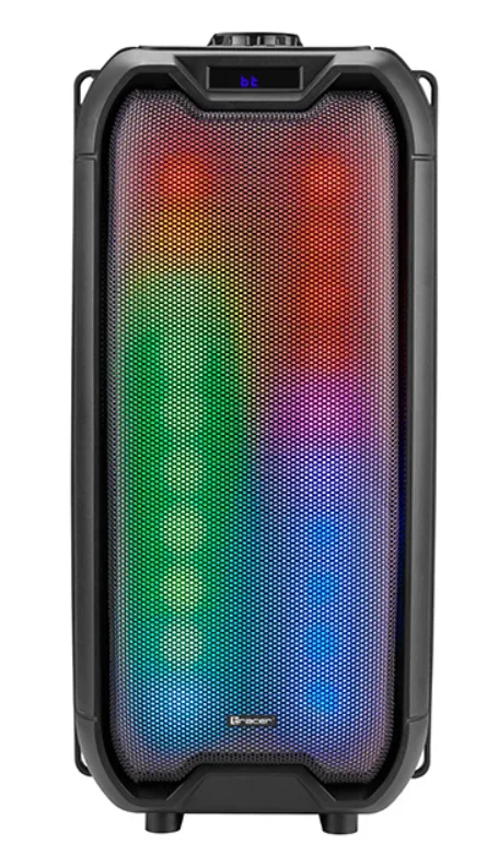 Караоке колонка Tracer беспроводная 16 Вт черная с LED подсветкой