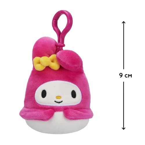 Мягкая игрушка на клипсе Squishmallows 9 см для детей с удобной клипсой для ношения и обнимания.