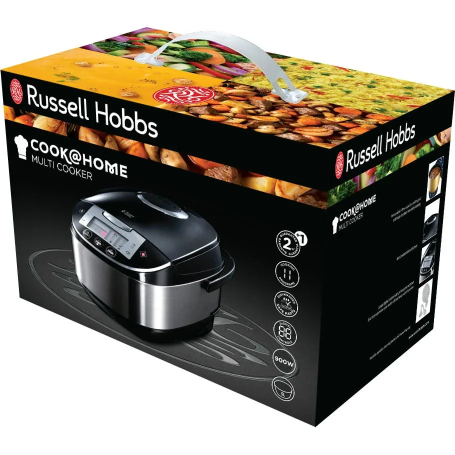Мультиварка Russell Hobbs 5 л Нержавіюча сталь Чорна 11 програм