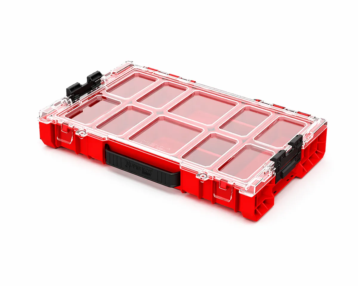 Органайзер Qbrick пластик 395х240х47 мм червоний