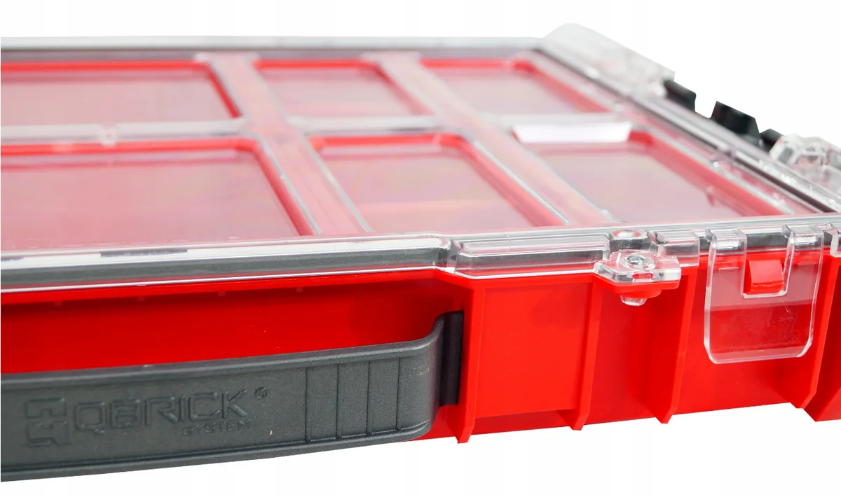 Органайзер Qbrick пластик 395х240х47 мм червоний