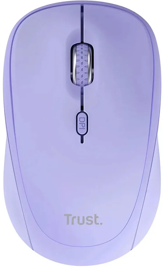 Миша Trust Yvi+ Compact Multi-Device, WL/BT/USB-A, фіолетовий