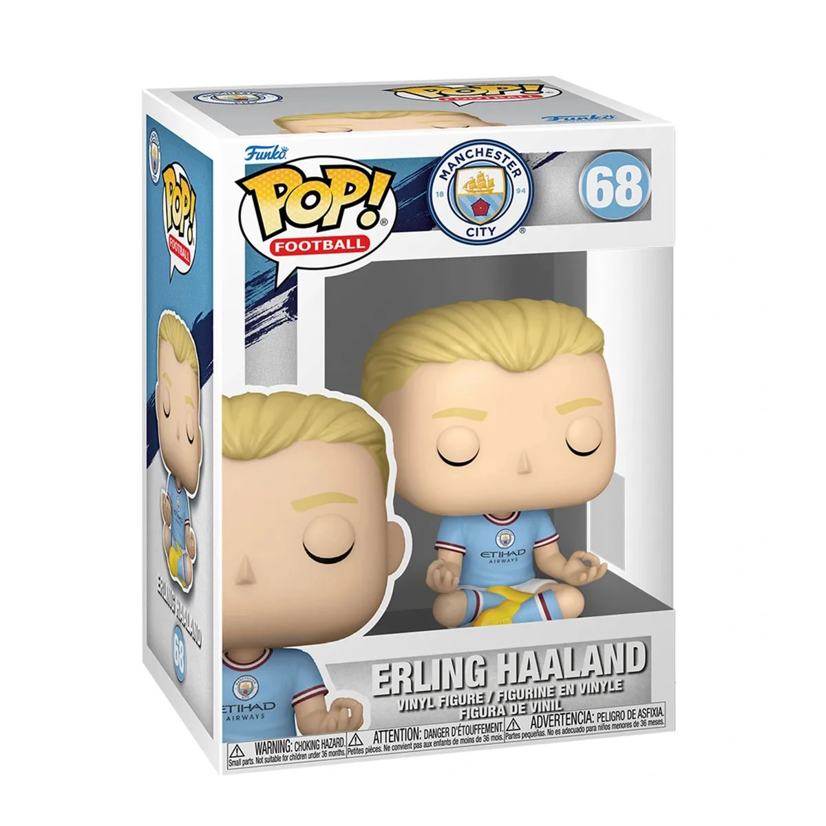 Игровая фигурка Funko POP винил 6х5 5х11 4 см Футбол Манчестер Сити Эрлинг Холанд
