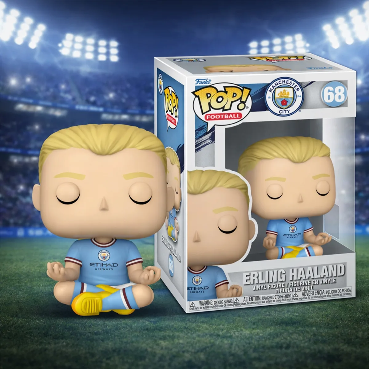 Игровая фигурка Funko POP винил 6х5 5х11 4 см Футбол Манчестер Сити Эрлинг Холанд