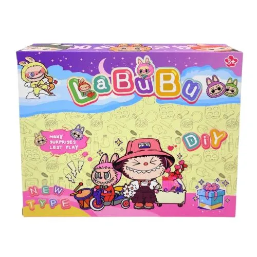 Алмазна мозаїка Labubu 13,5х18 см для творчості та рукоділля набір для декору та хобі