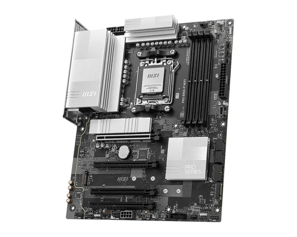 Материнcька плата MSI PRO B850-P WIFI sAM5 B850 4xDDR5 M.2 HDMI Wi-Fi BT ATX