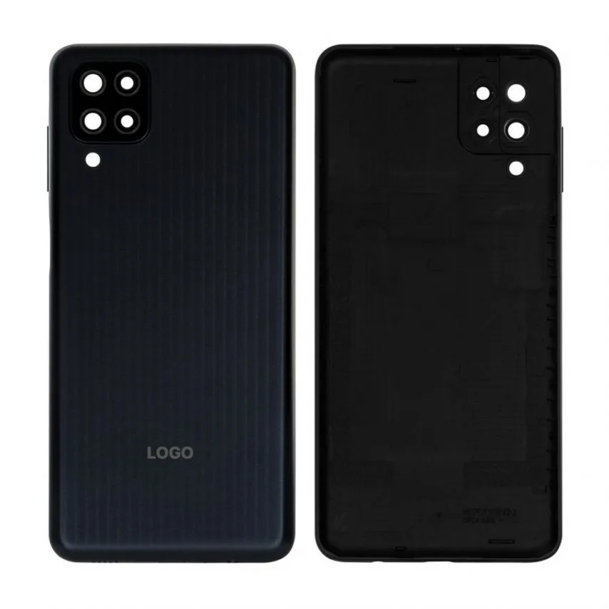 Задняя крышка Samsung черная со стеклом камеры Original Quality.