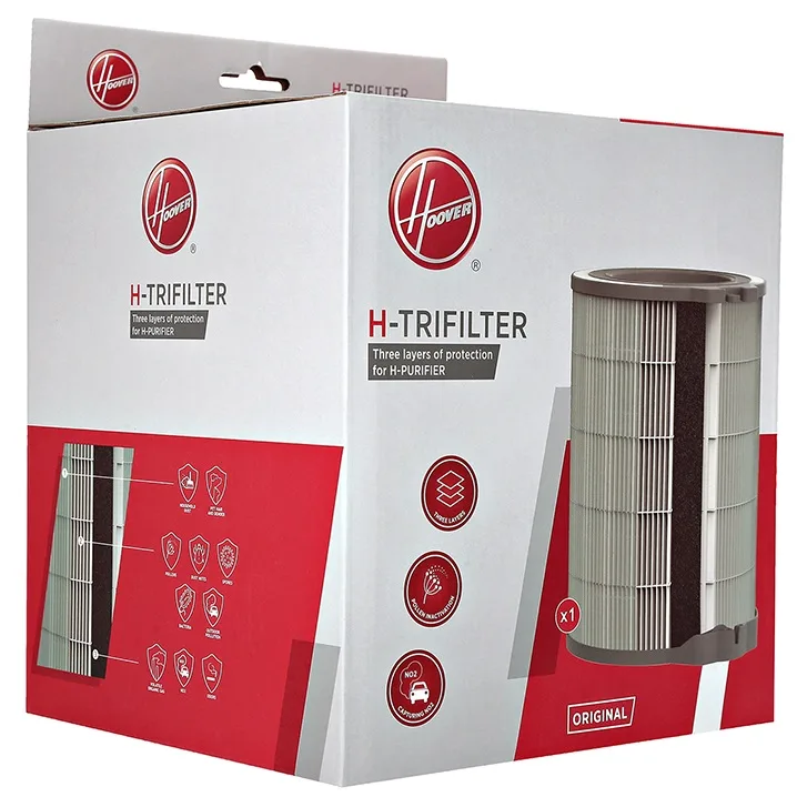 Фильтр Hoover HEPA активный угольный 24,5х23х21,5 см серый