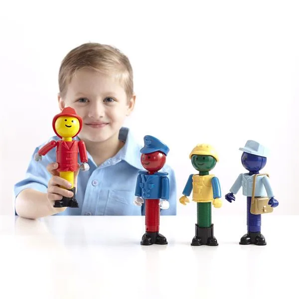 Набор фигурок Guidecraft Better Builders Профессии разноцветные 7 6х4 4х17 8 см пластик