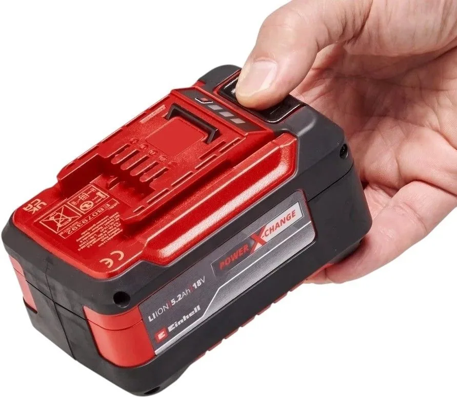 Акумулятор та зарядний пристрій Einhell Li-Ion 18V 5.2Ah Червоний