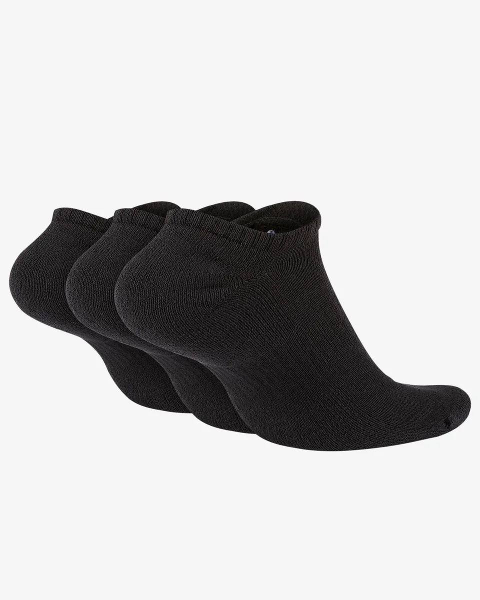 Шкарпетки NIKE бавовна 46-50 чорні 3 пари