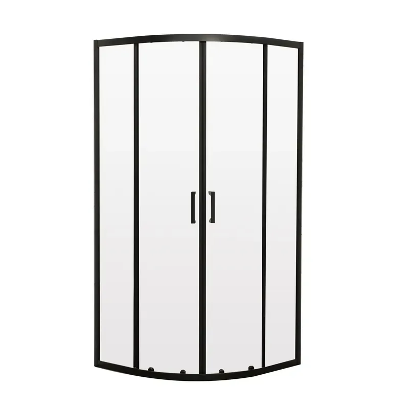 Душевая кабина без поддона MIXXUS PREMIUM 90x90 см Черный матовый безопасное закаленное стекло 5 мм
