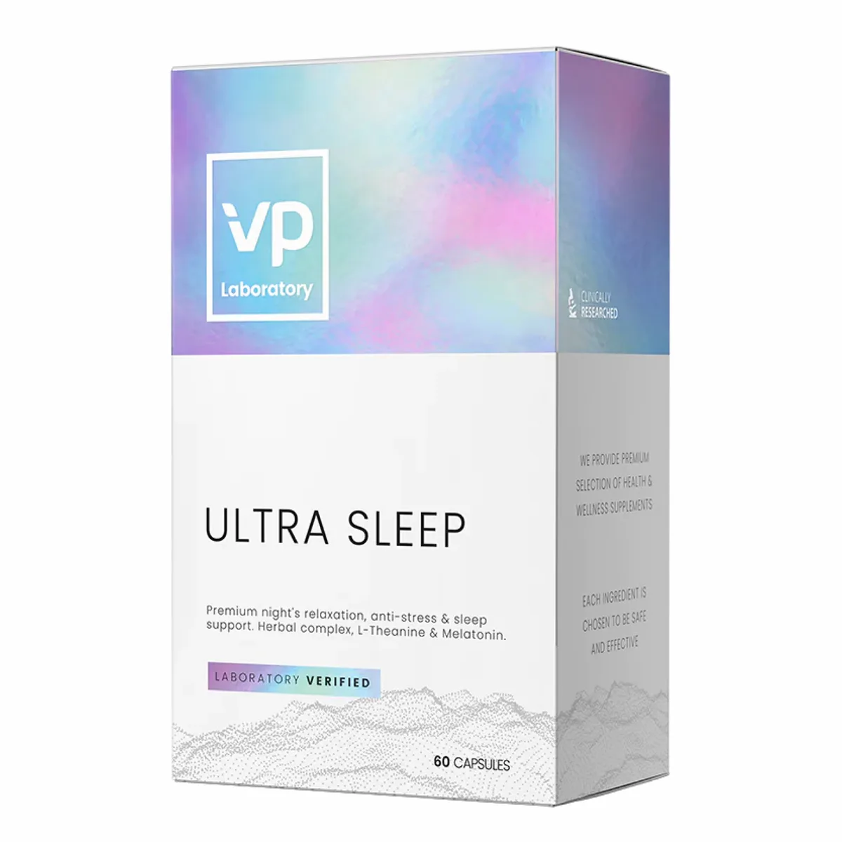 Ultra Sleep VPLab 60 капсул рослинні інгредієнти для спокійного сну та розслаблення