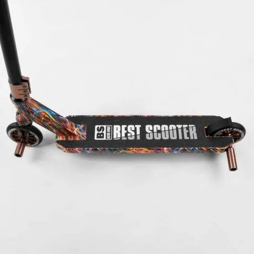 Трюковой самокат Best Scooter HIC-система с ПЕГИ алюминиевый диск для детей и подростков