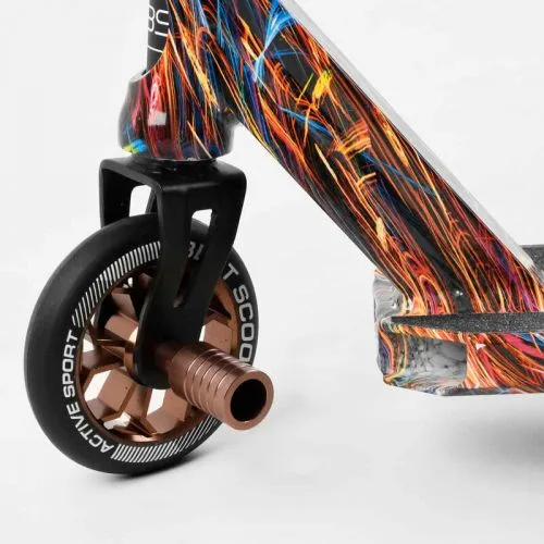 Трюковой самокат Best Scooter HIC-система с ПЕГИ алюминиевый диск для детей и подростков