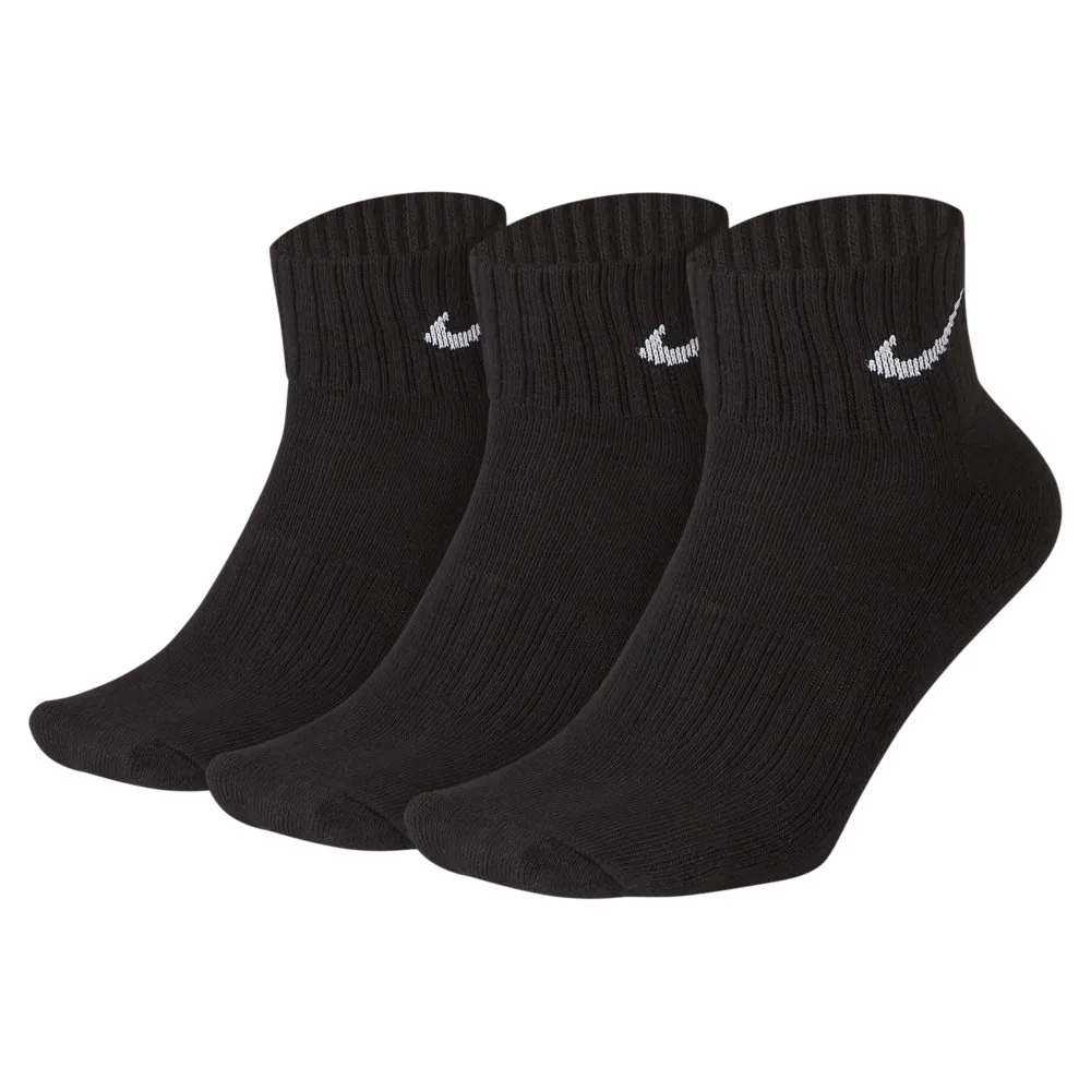 Шкарпетки Nike бавовна 46-50 чорний 3 пари
