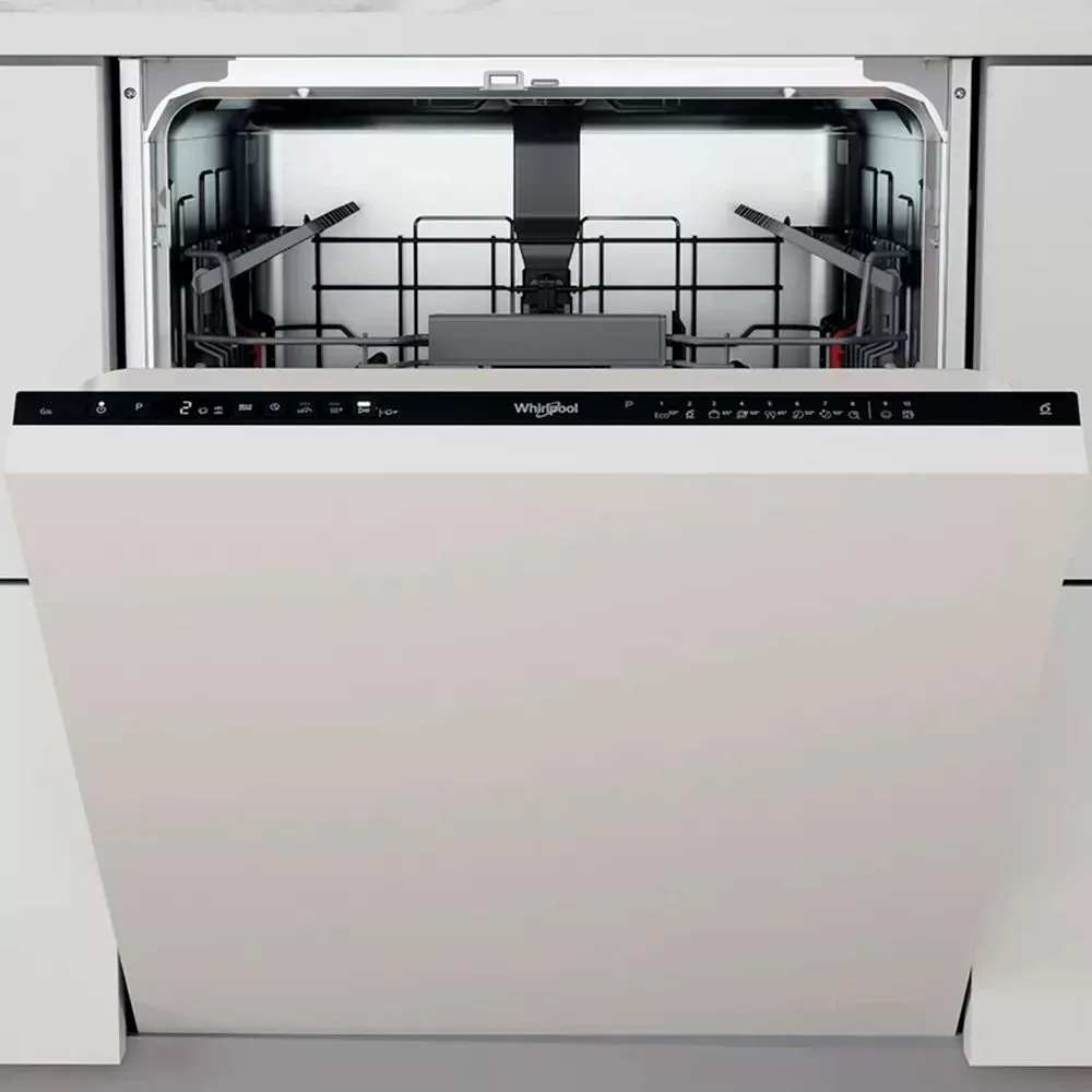 Вбудована посудомийна машина Whirlpool, 14 комплектів, клас енергоефективності A+++, 60 см, з дисплеєм, інверторним двигуном, біла
