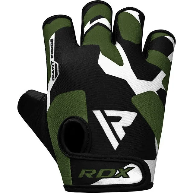 Рукавички RDX штучна шкіра XXL чорні зелені