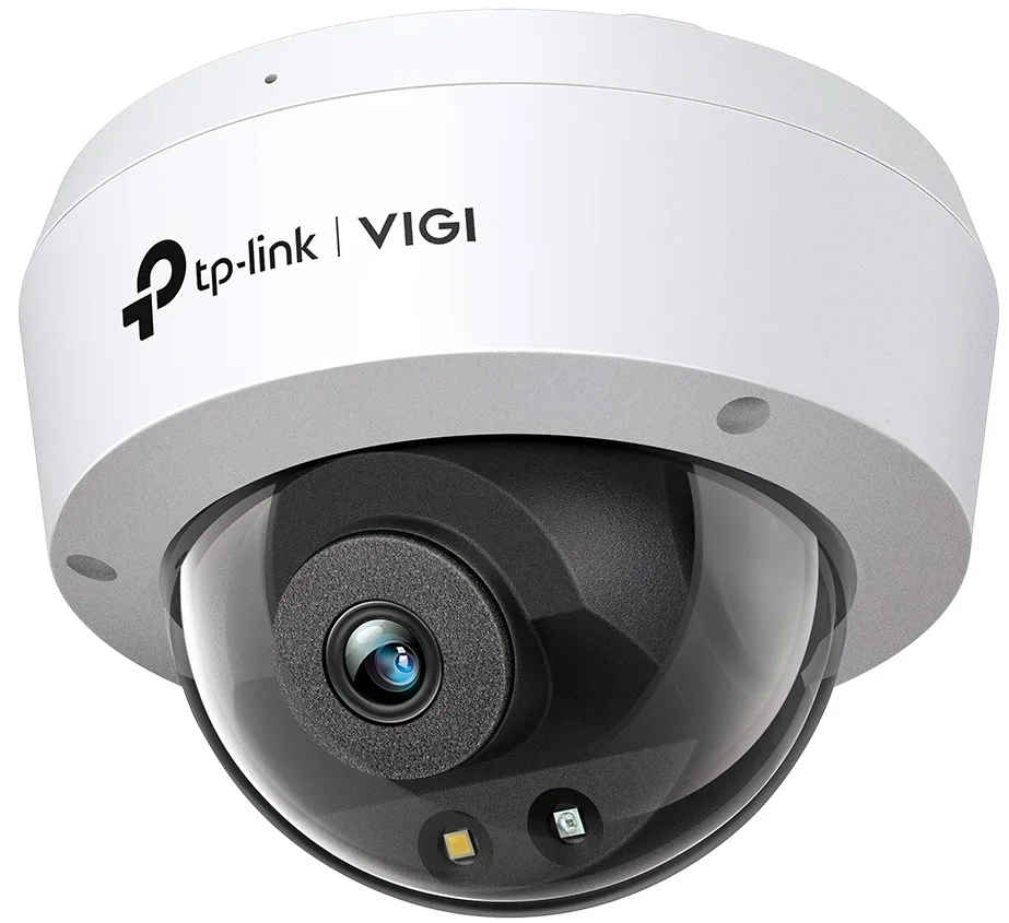 IP-камера TP-LINK VIGI C250-4, PoE, 5 Мп, 4 мм, H265+, IP66, купольная, цветное ночное видение, уличная