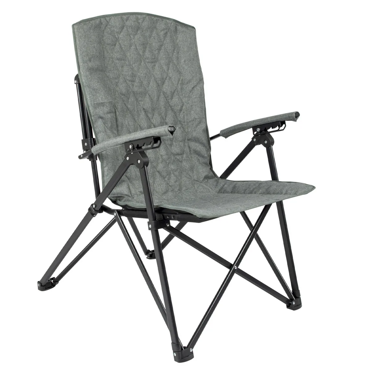 Крісло розкладне Bo-Camp сталь 610х840х980 мм сірий