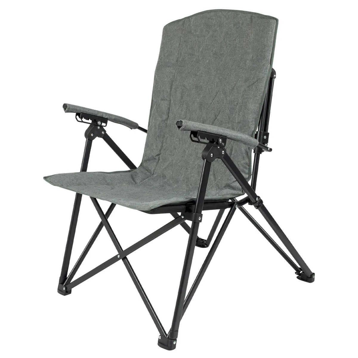 Крісло розкладне Bo-Camp сталь 610х840х980 мм сірий