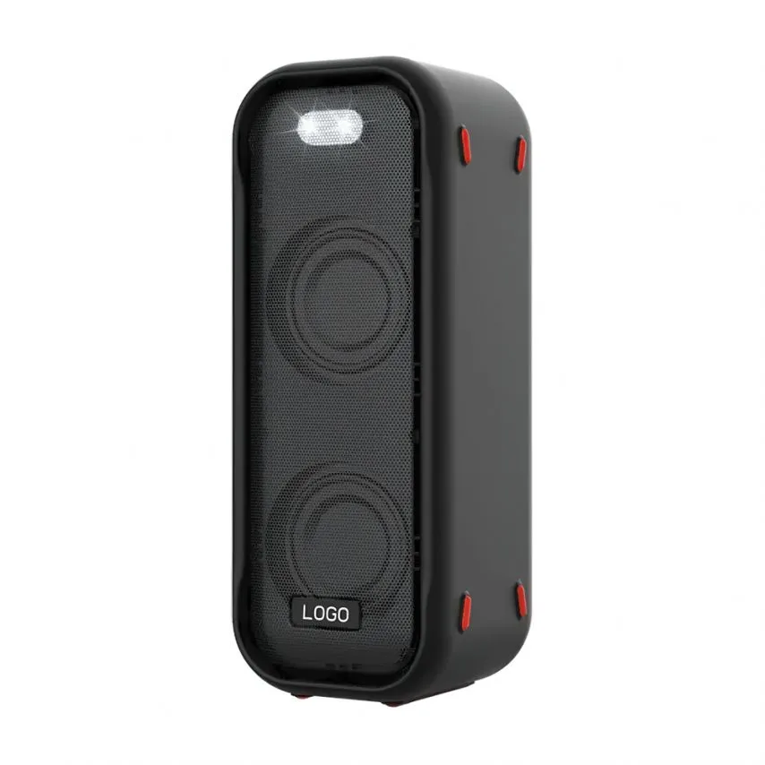 Портативна колонка Bluetooth 15W 3000mAh ABS чорна 230х95х85 мм