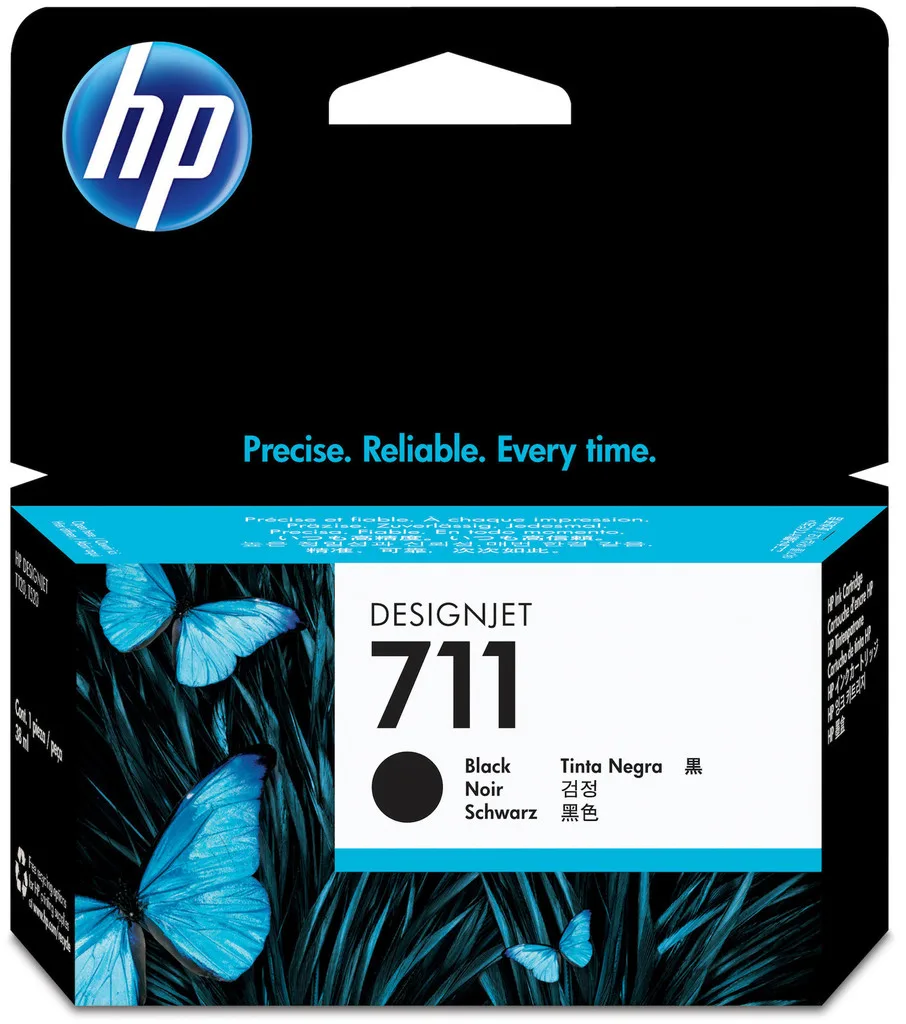 Картридж струменевий HP 711 DesignJet T120/T125/T130/T520 Black 38 ml