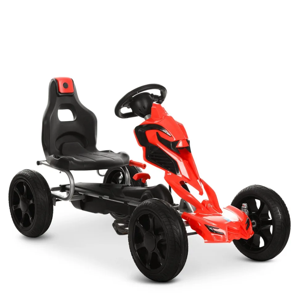 Велокарт дитячий Bambi EVA 123х61х71 см Червоний