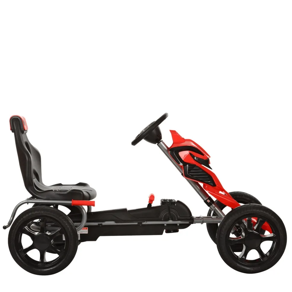 Велокарт детский Bambi EVA 123х61х71 см Красный