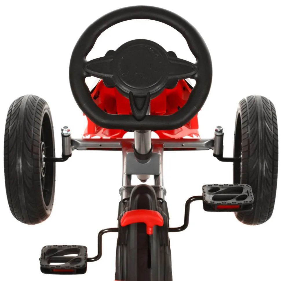Велокарт детский Bambi EVA 123х61х71 см Красный