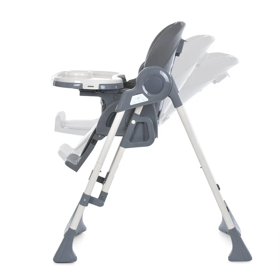 Стульчик-качели SWAN ME 1087-G Пластик 81х60х81 см Сірий