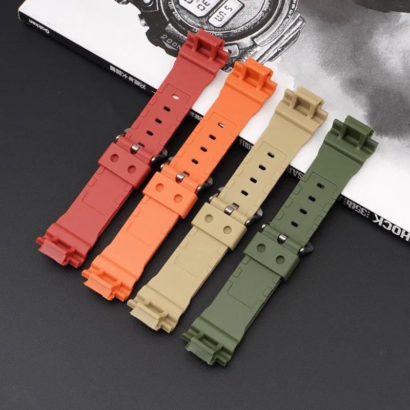 Ремінець Casio G-Shock поліуретан 20,4 см Червоний Чорний