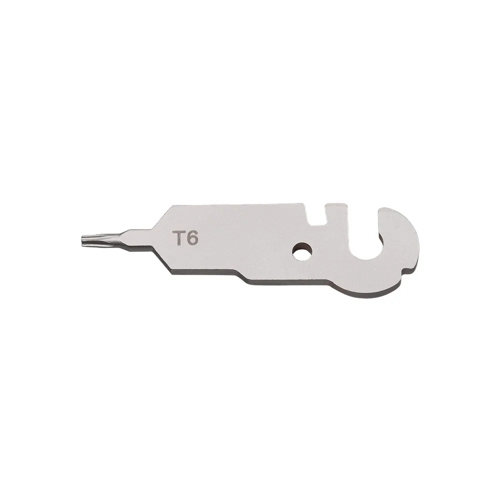 Змінний інструмент ключ Torx T6 DIN 1.4116 2,1x44,4 мм Сріблястий