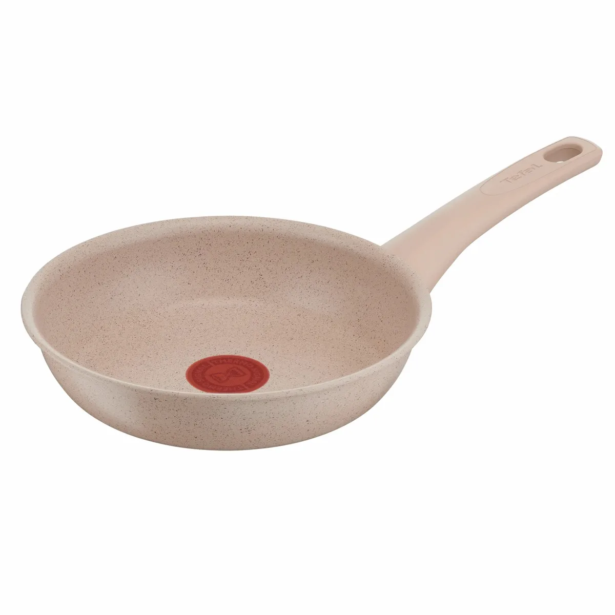 Сковорода Tefal Delight, 20 см, алюмінієва, з бакелітовою ручкою, кремова.