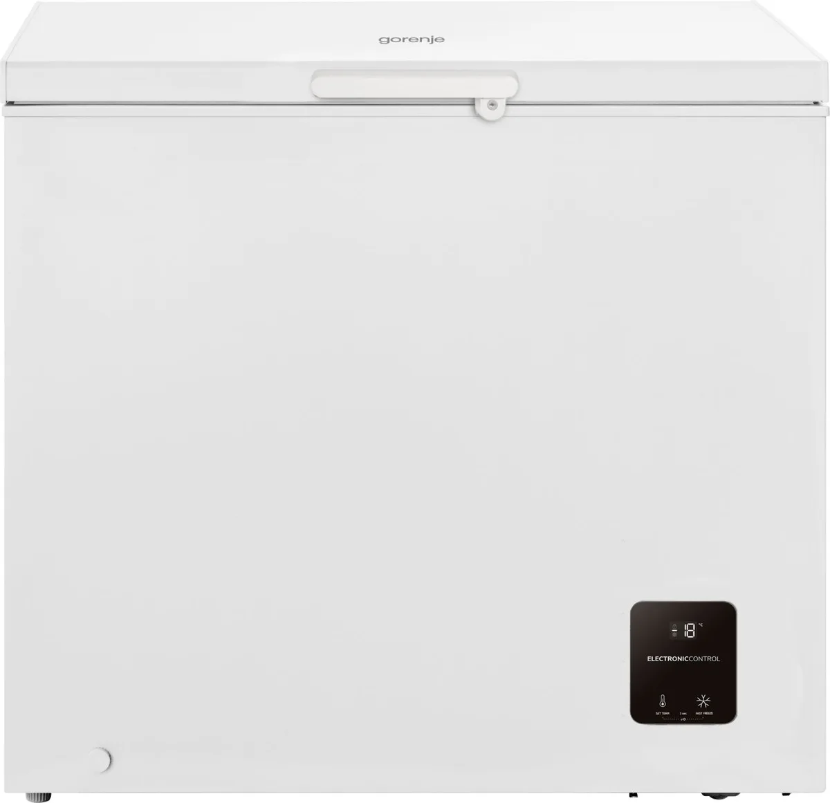 Морозильна камера Gorenje, 191 л, клас енергоспоживання А+, ST, з дисплеєм, біла.