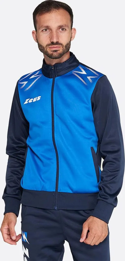 Костюм спортивний Zeus 100% поліестер XXXXL темно-синій блакитний