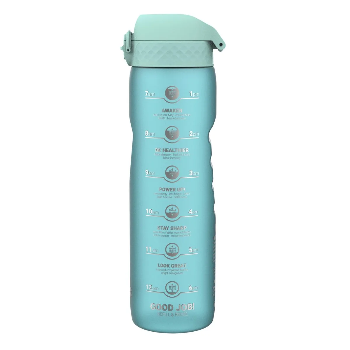 Пляшка для води ION8 Recyclon 1000 мл Блакитна BPA Free